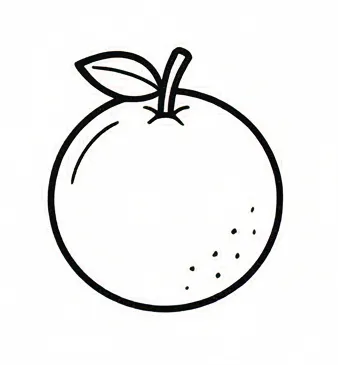 a drawing of a orange.webp